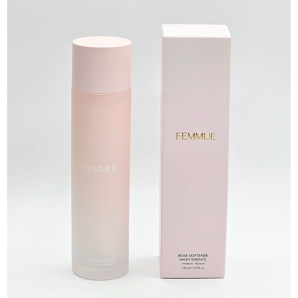 Femmue Rose Softener Milky Essence Hydrate Bloom 145ml 4.9oz